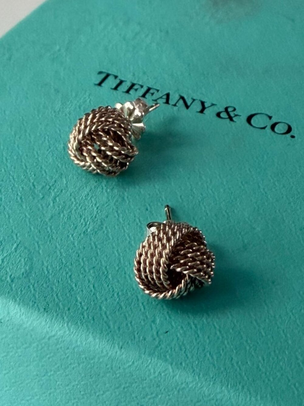 Vintage, Tiffany& Co Twist Knott Earrings
